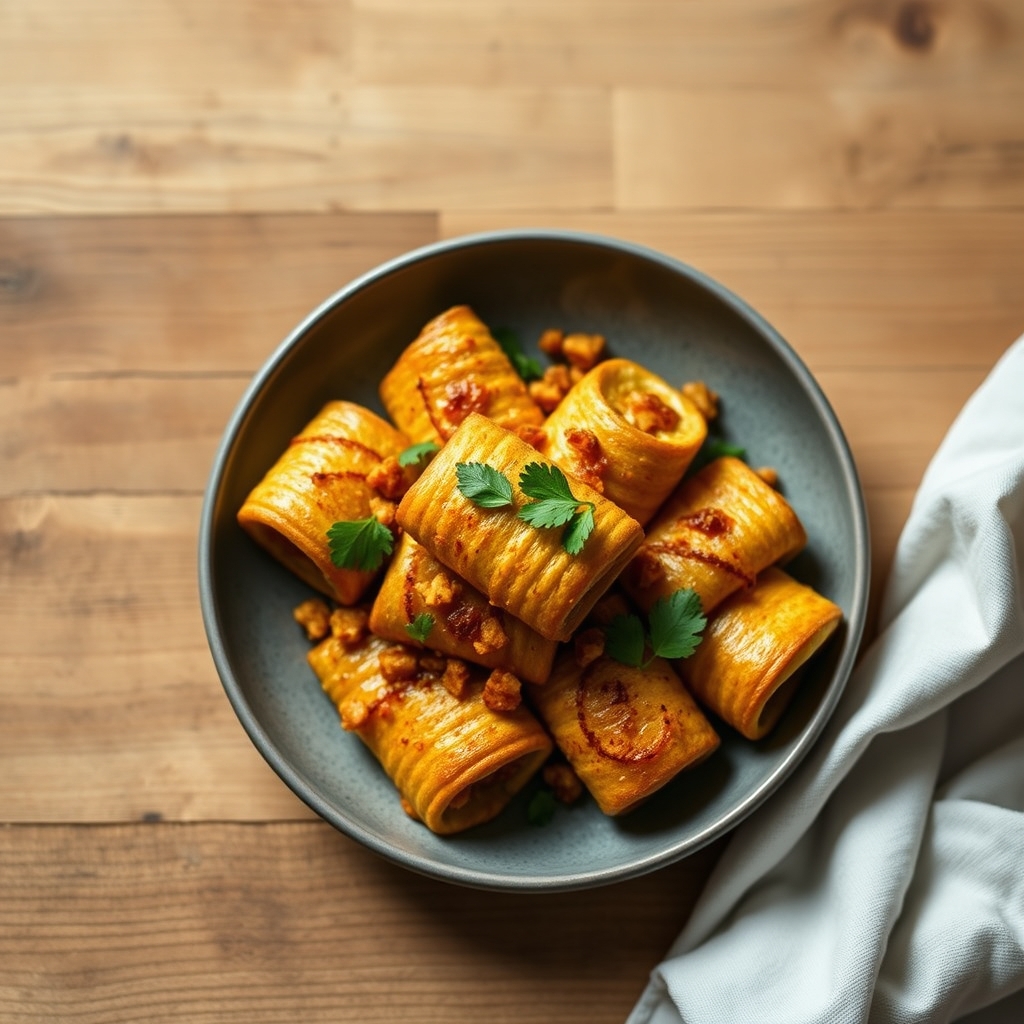 Aborrajados au fromage et haricots