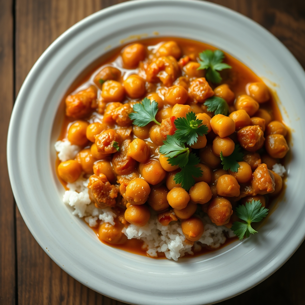 Aloo gobi aux pois chiches
