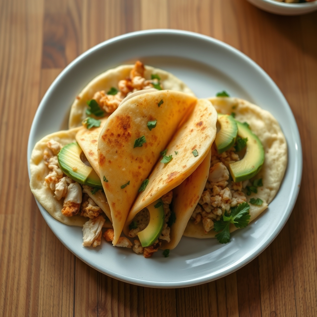 Arepas à la dinde