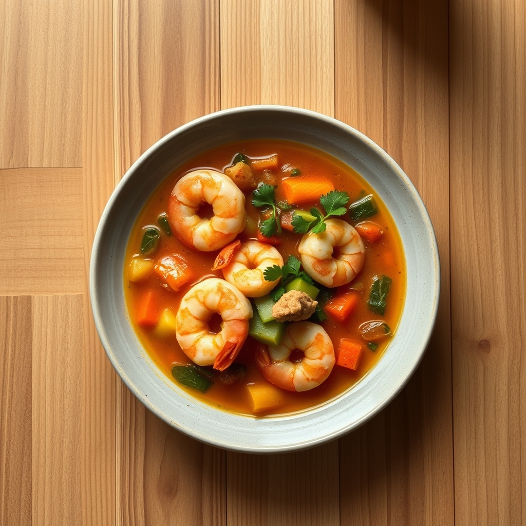 Asopao de crevettes