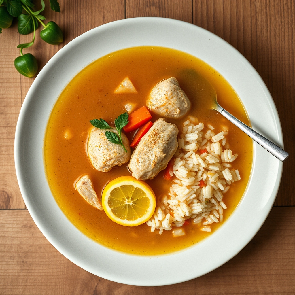 Avgolemono au poulet