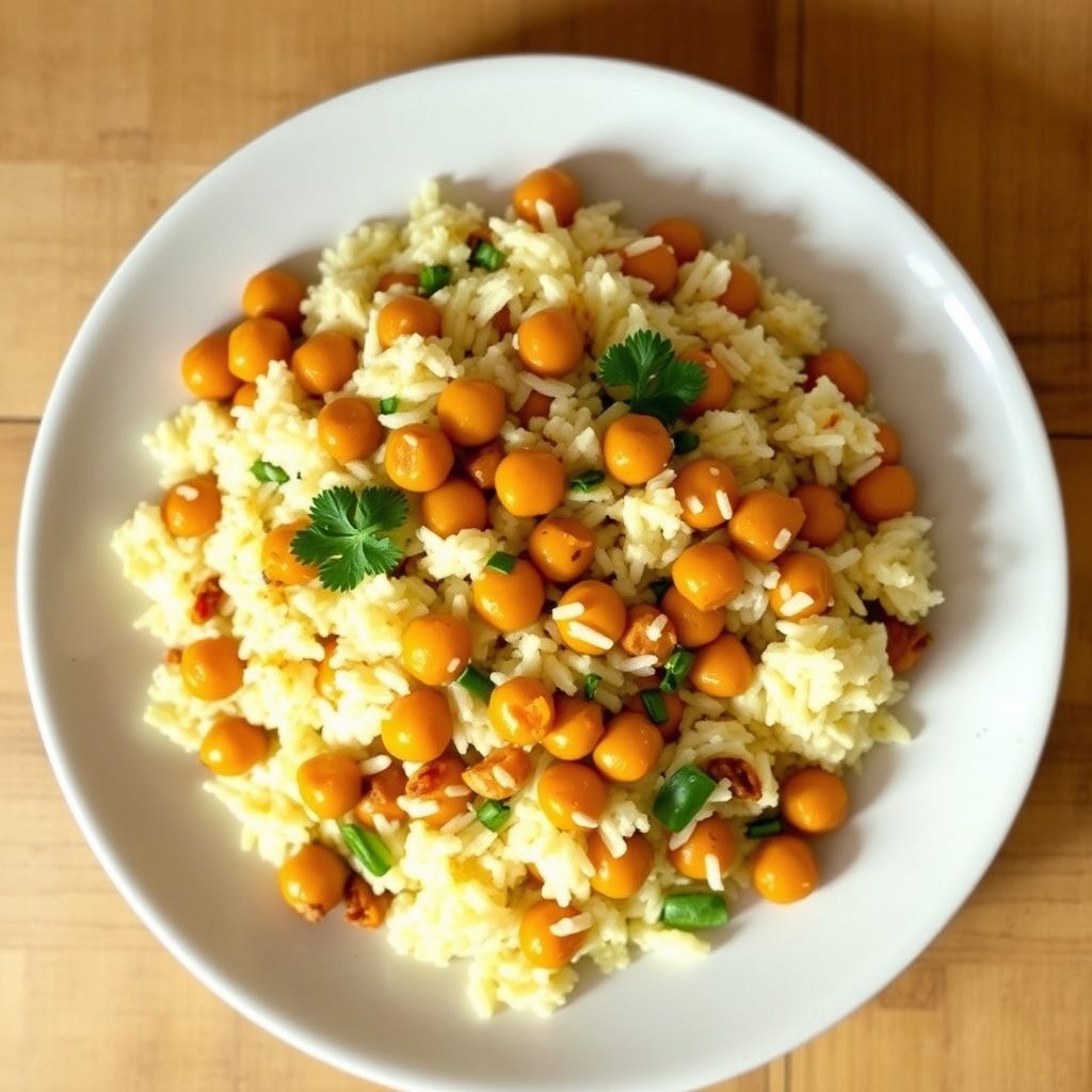 Biryani aux pois chiches et chou-fleur