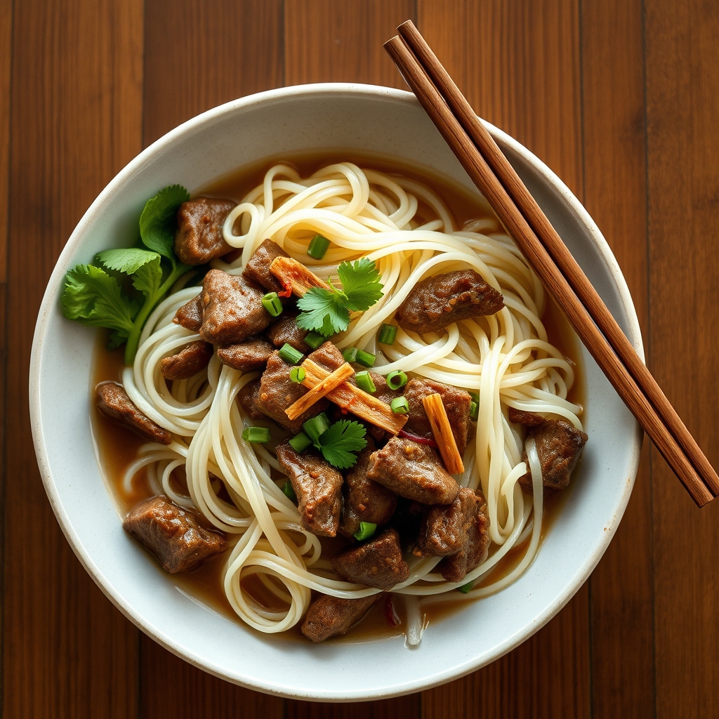 Bò bún au boeuf haché