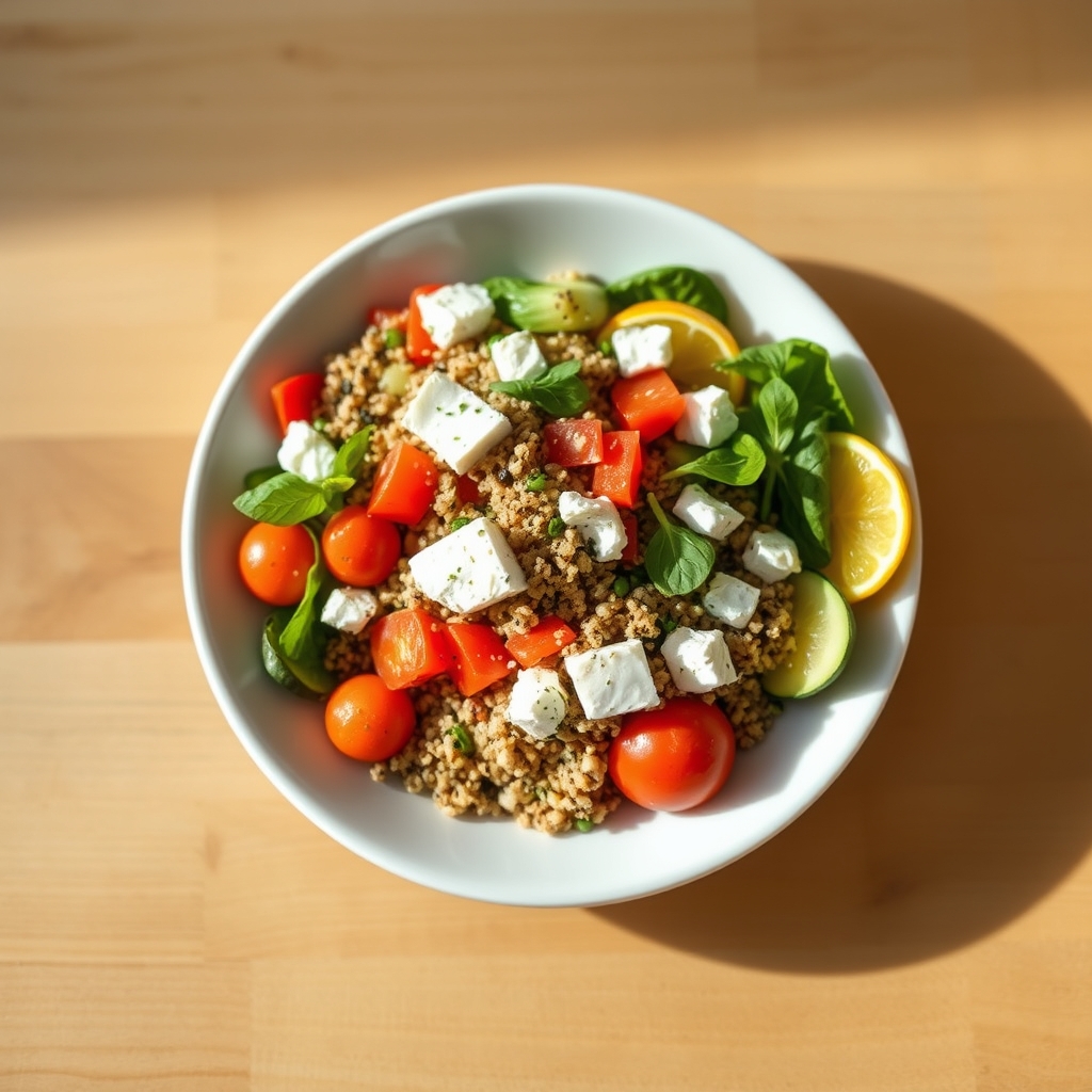 Bol De Légumes Grecs