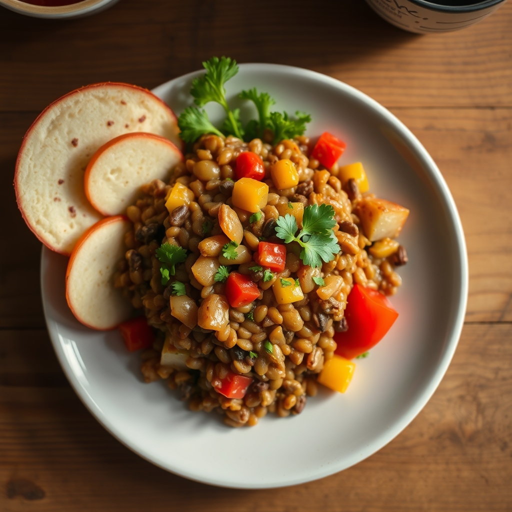 Bol de Lentilles Libanaises