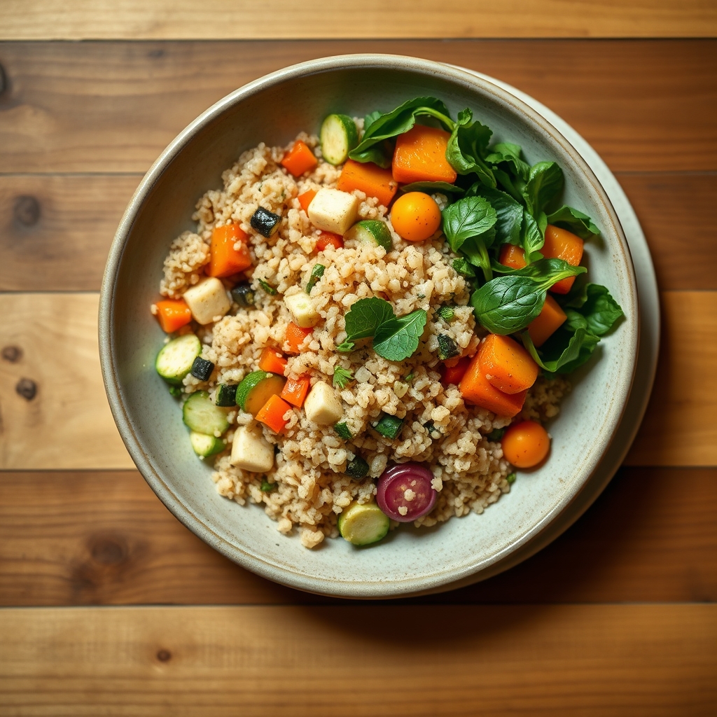 Bol de quinoa et de légumes