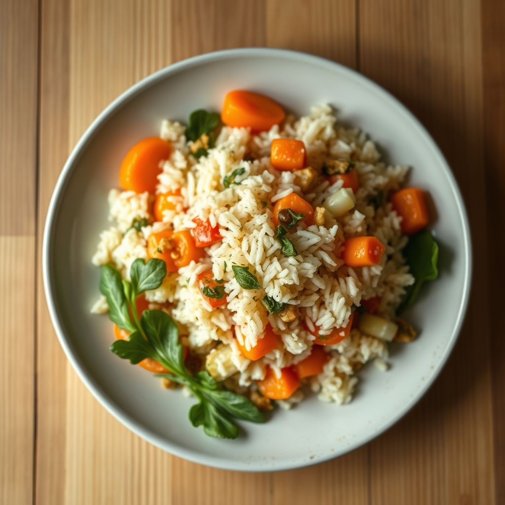 Bol de riz et de légumes