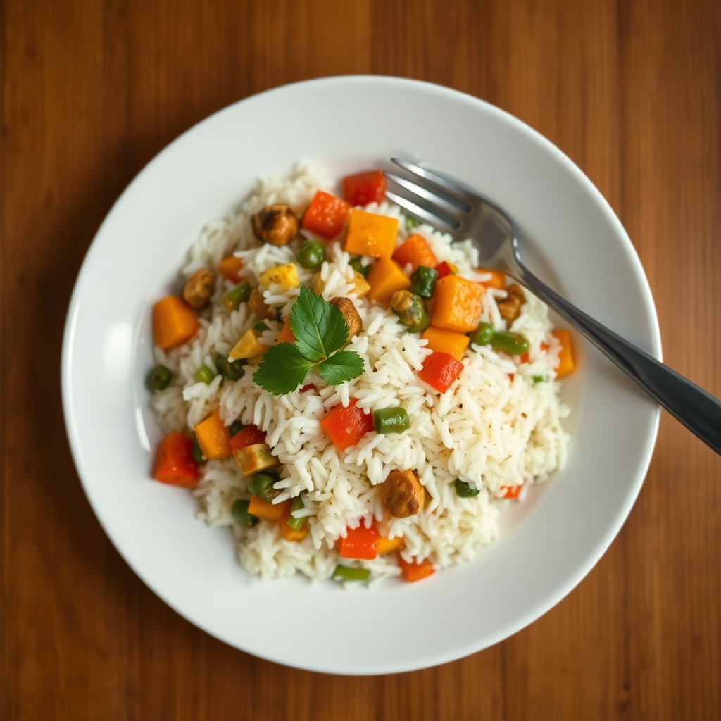 Bol de Riz et de Légumes