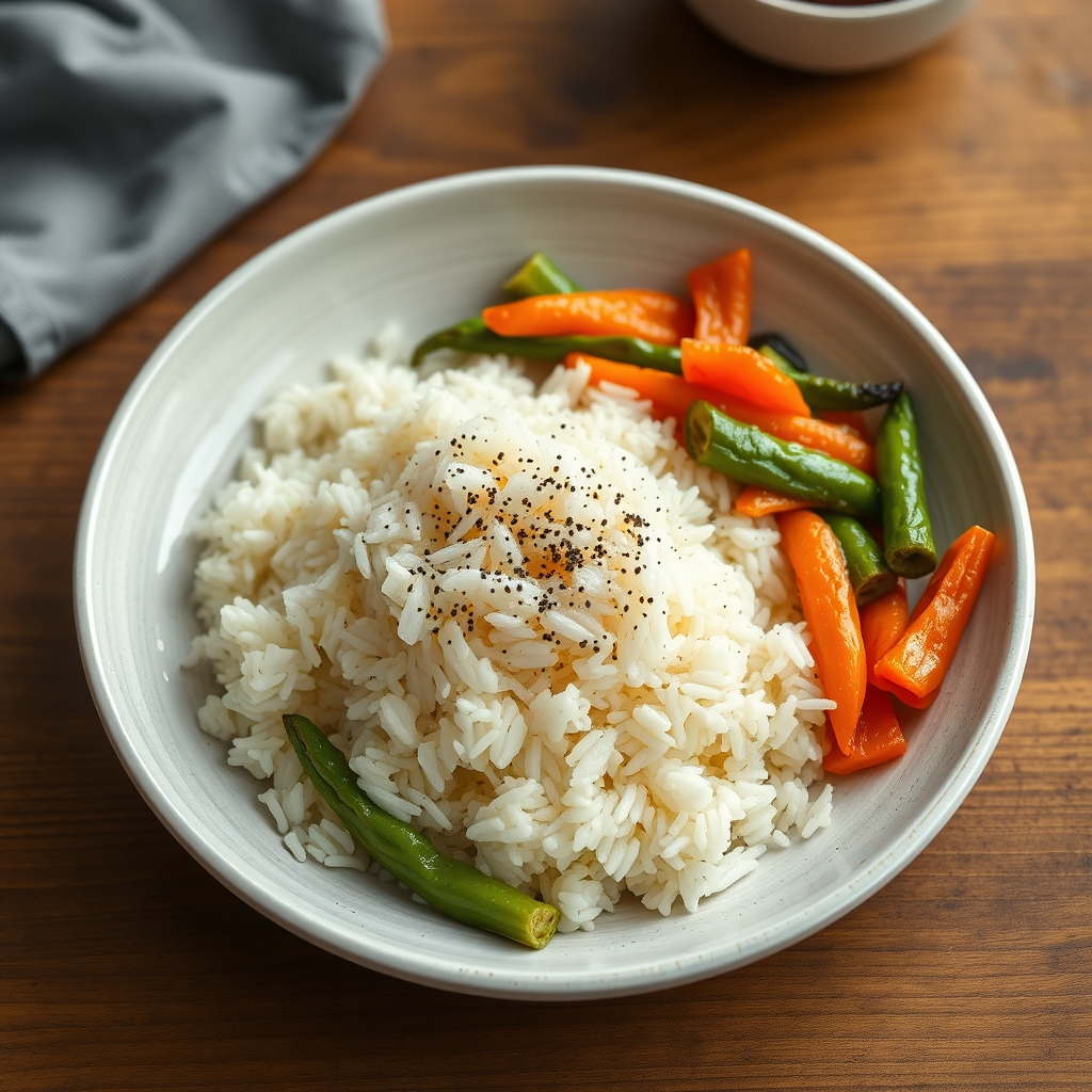Bol de riz et de légumes