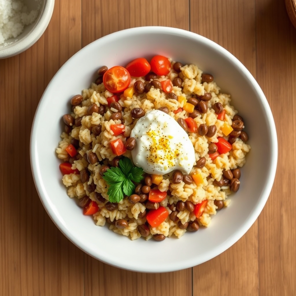 Bol de riz grec