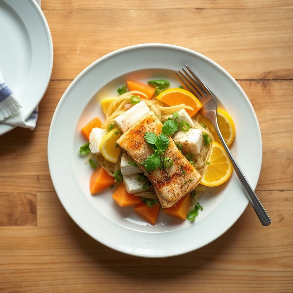 Ceviche de poisson aux agrumes