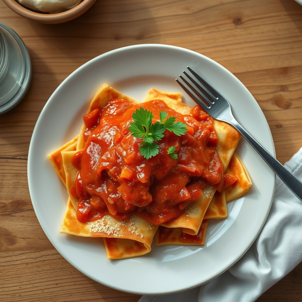 Chilaquiles rouges