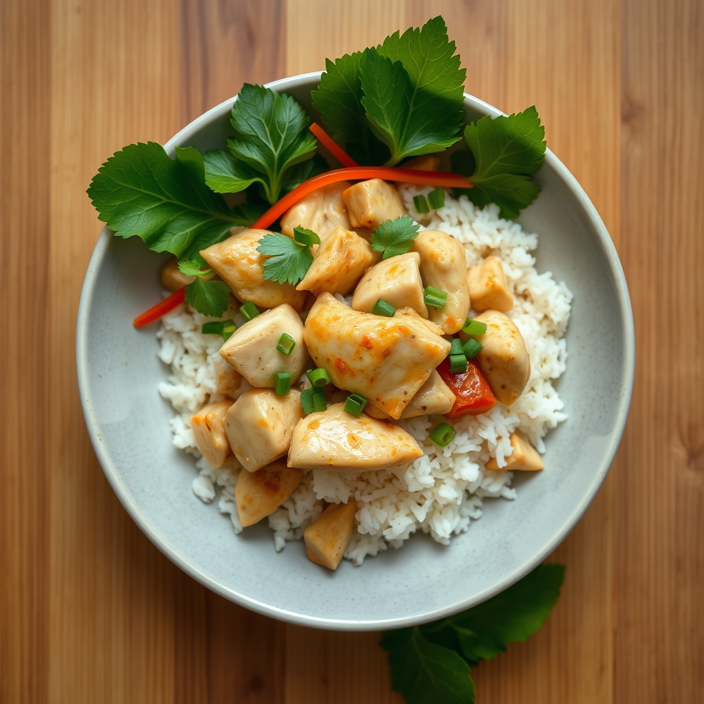 Cơm gà au gingembre