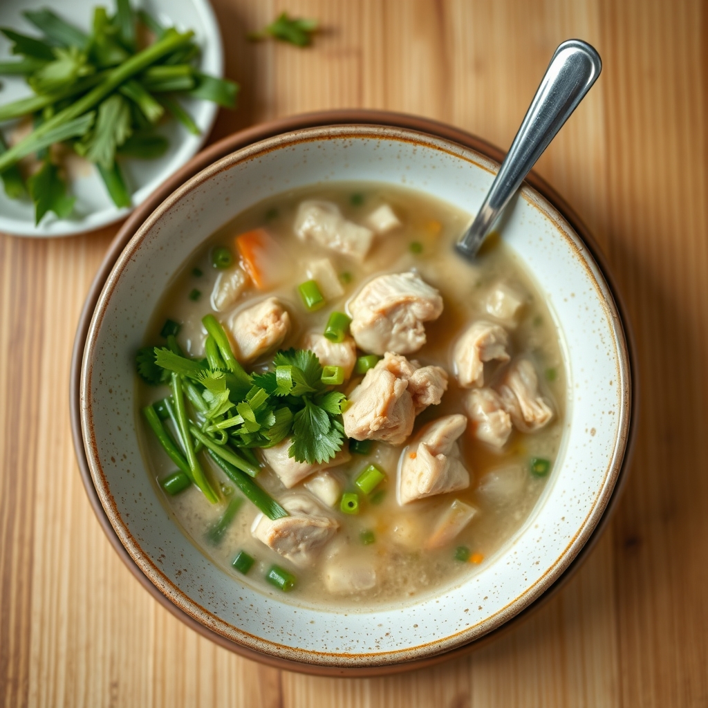 Congee au poulet