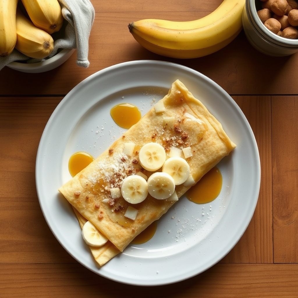 Crêpes aux bananes