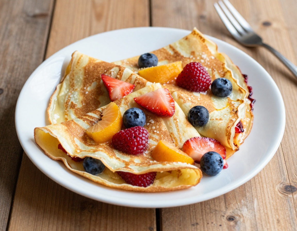 Crêpes aux fruits