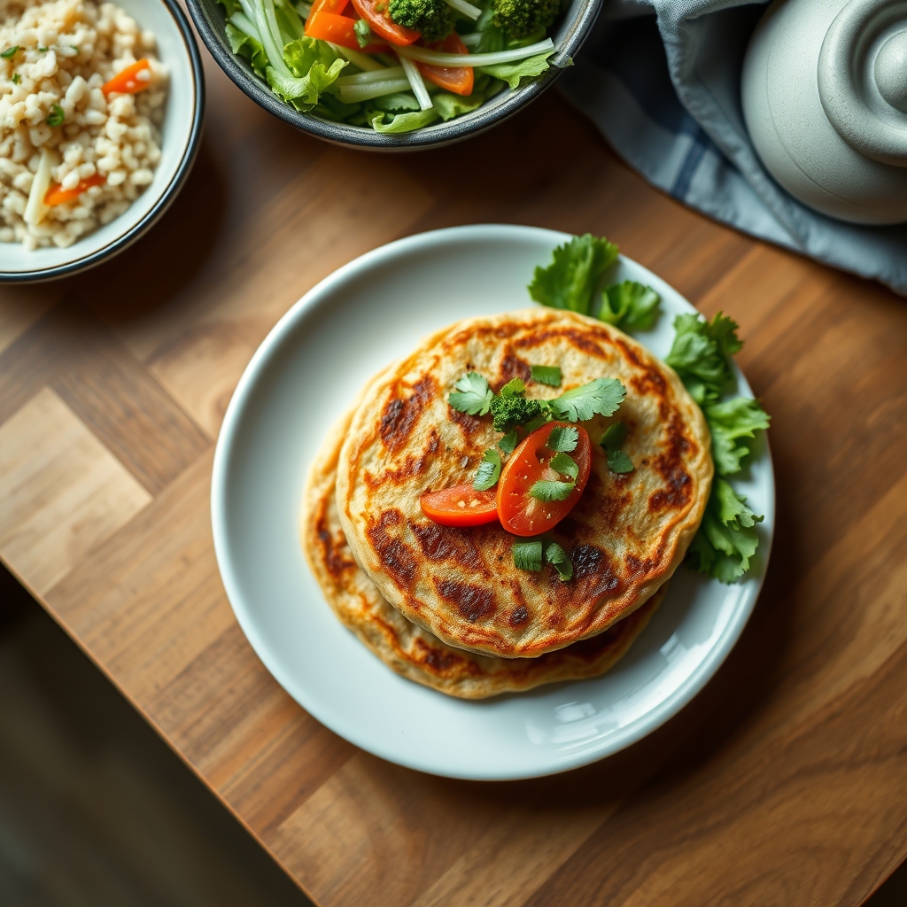 Crêpes chinoises aux légumes