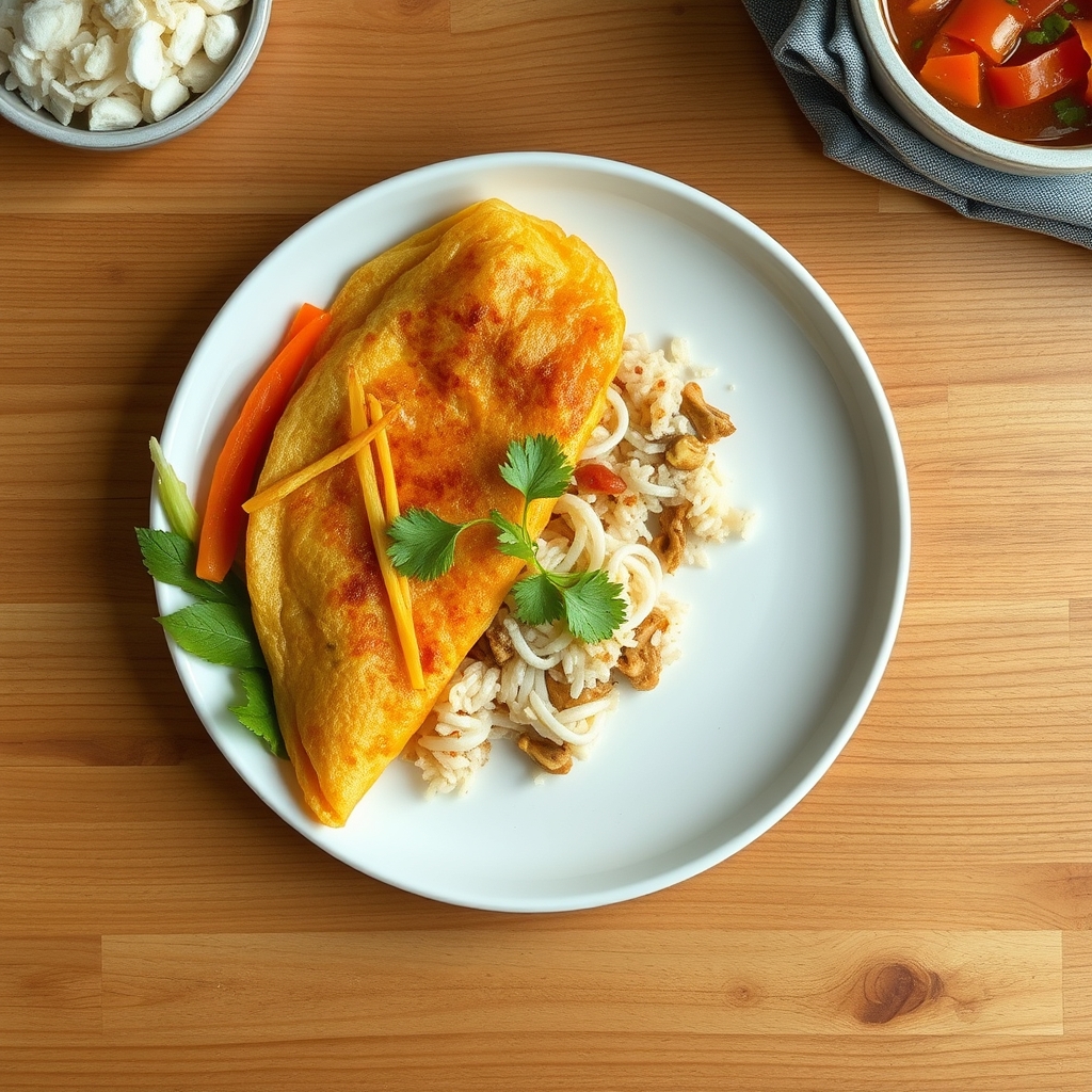 Crêpes De Riz Au Poulet