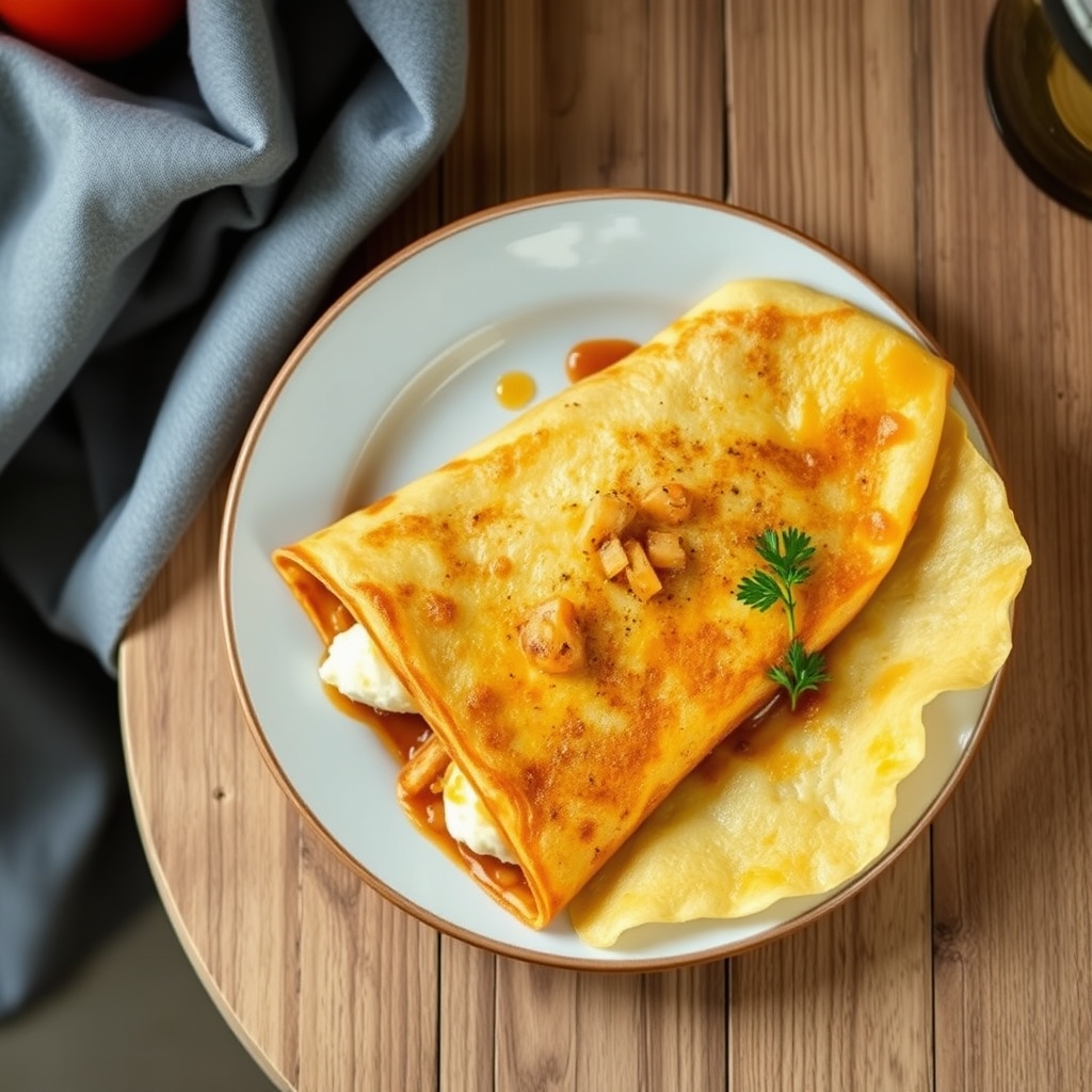 Crêpes grecques au fromage