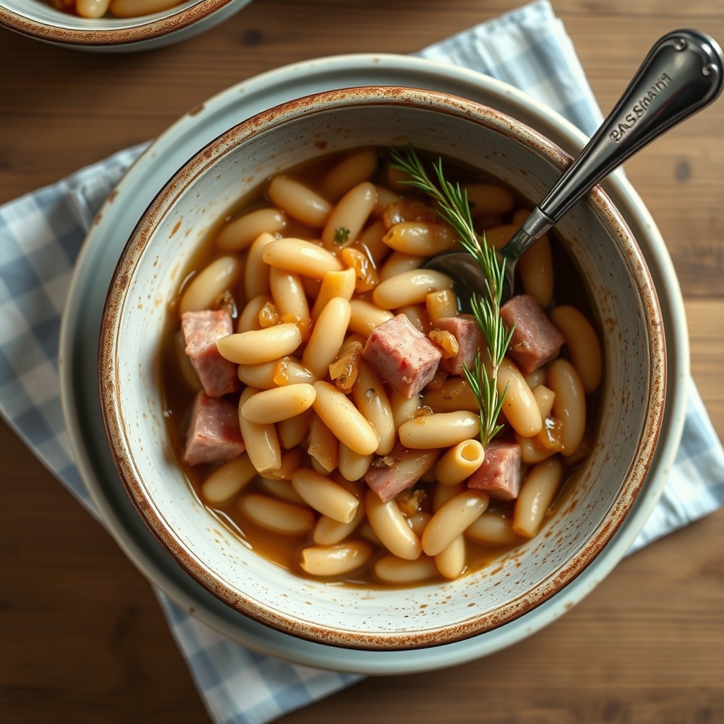 Fèves au jambon et à l'érable