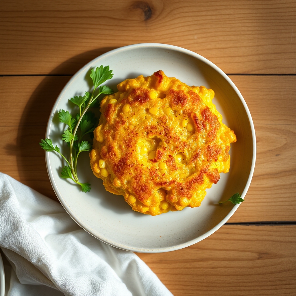 Galette de maïs et fromage