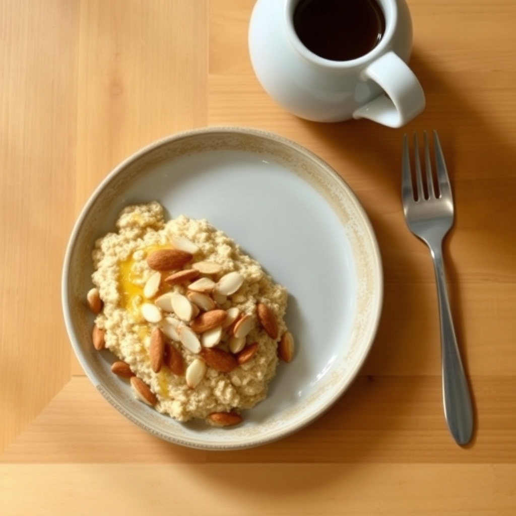 Gruau aux amandes et miel