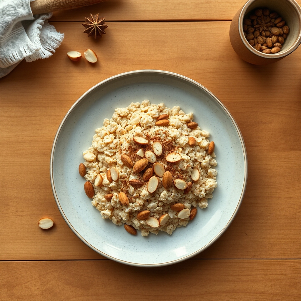 Gruau libanais aux épices et amandes