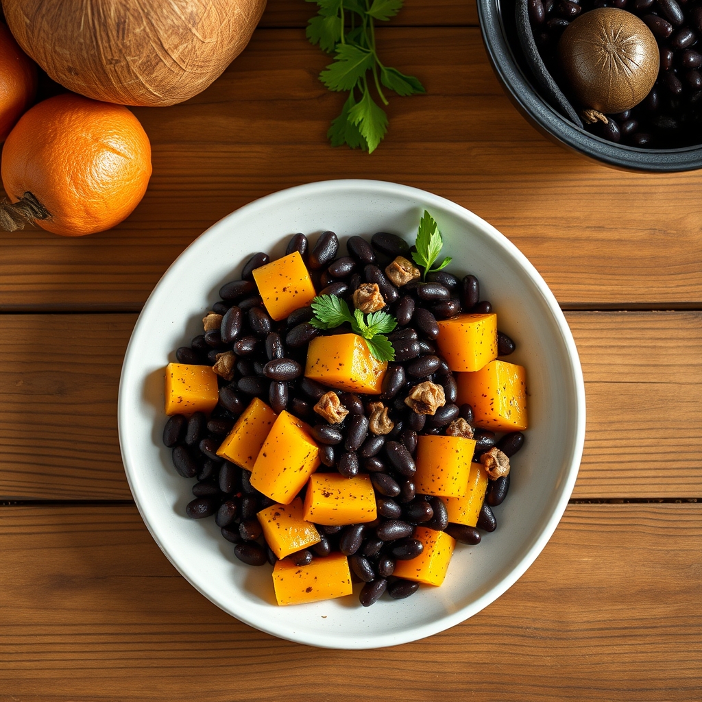 Haricots à la courge