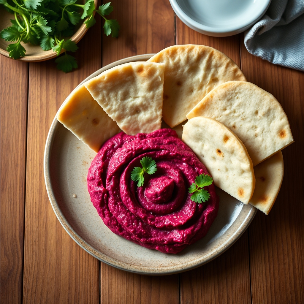 Houmous à la betterave