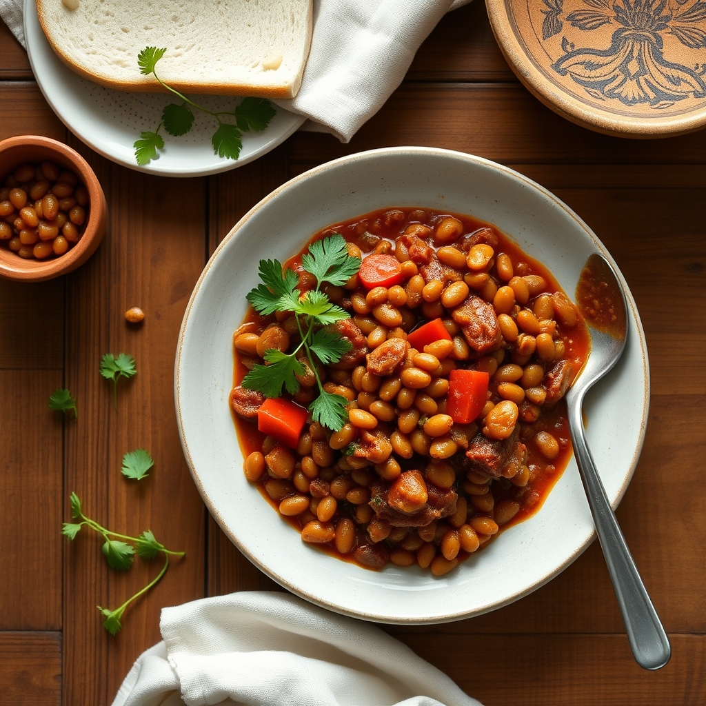 Lentilles au chorizo et courge