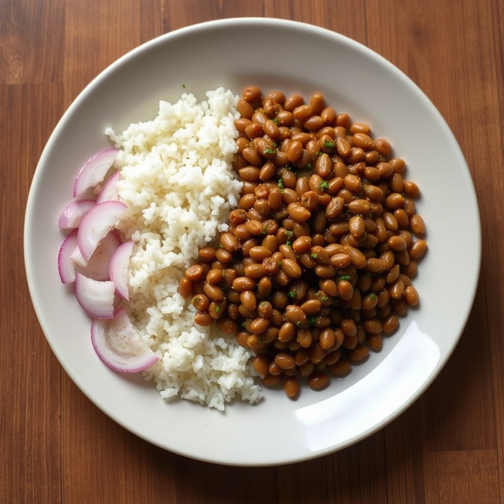 Lentilles aux épices et au riz