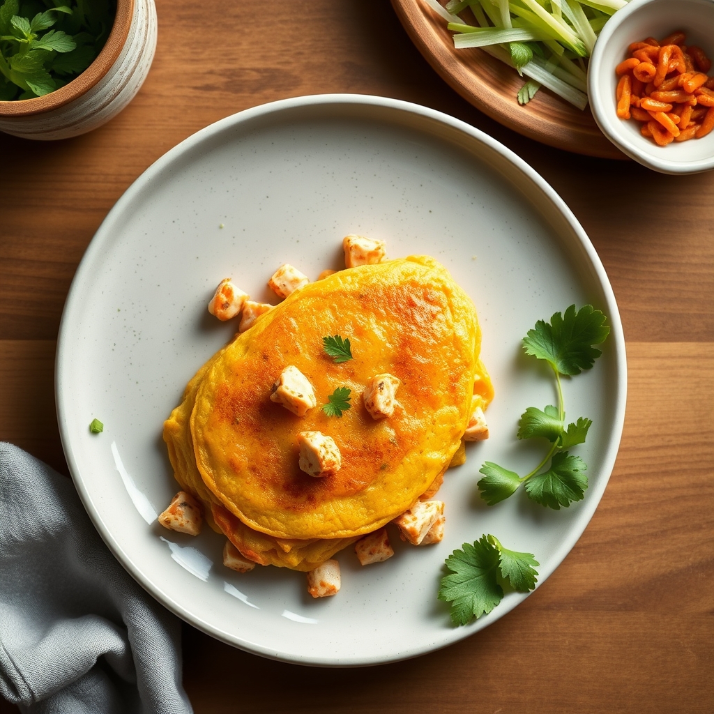 Omelette thaïe au crabe