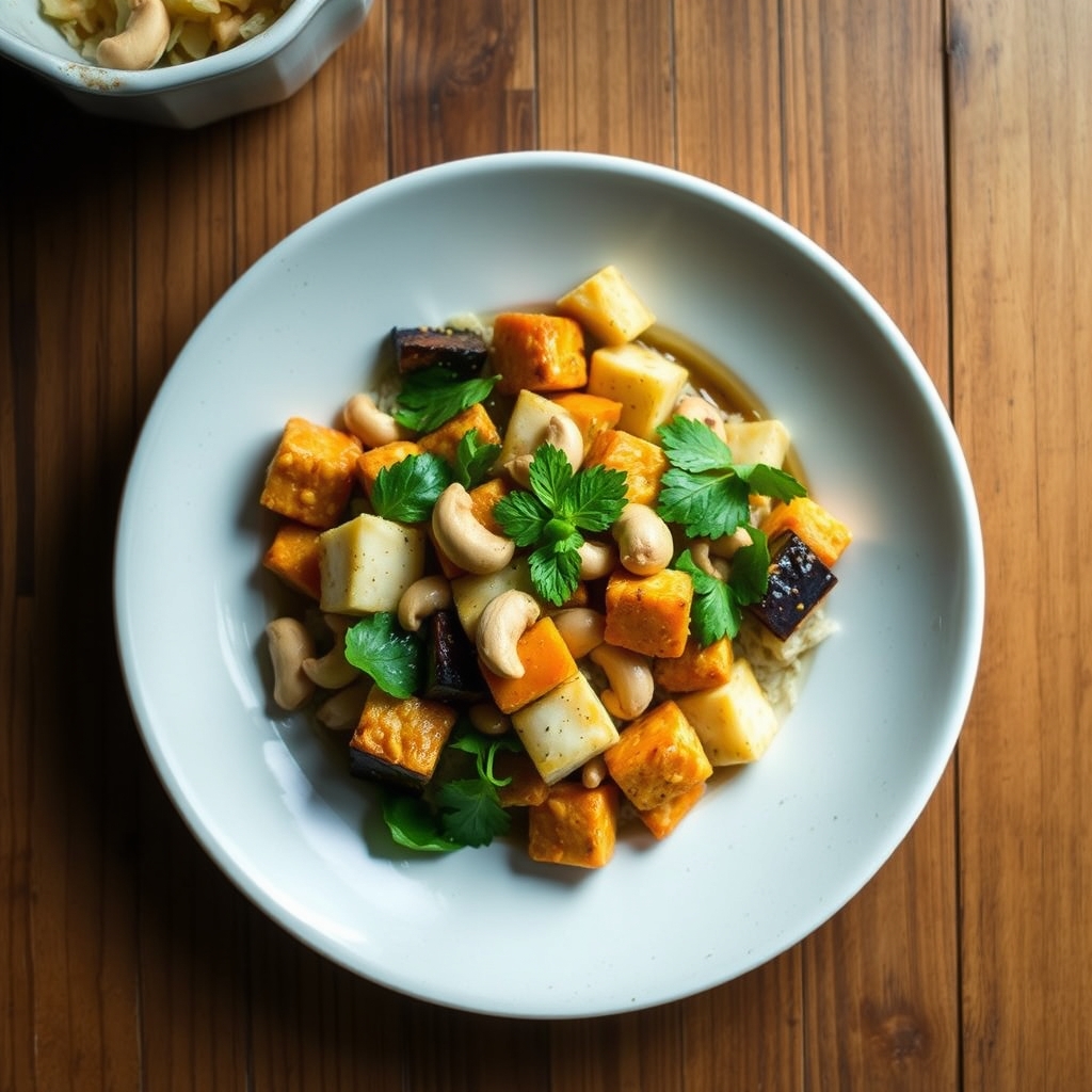 Pad thaï au tofu et cajous