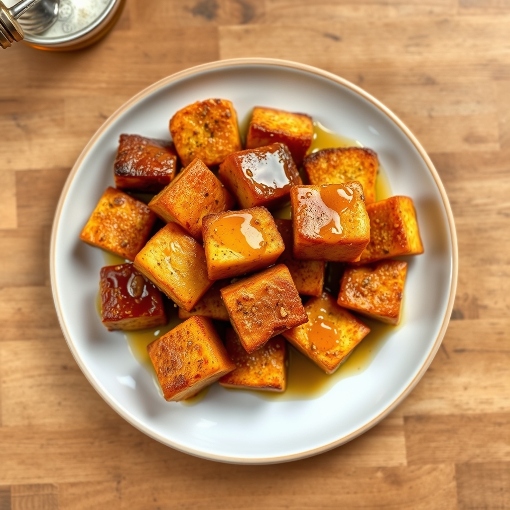 Pain doré sauté au cumin et miel