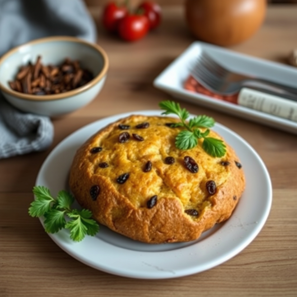 Pain marocain aux raisins et épices