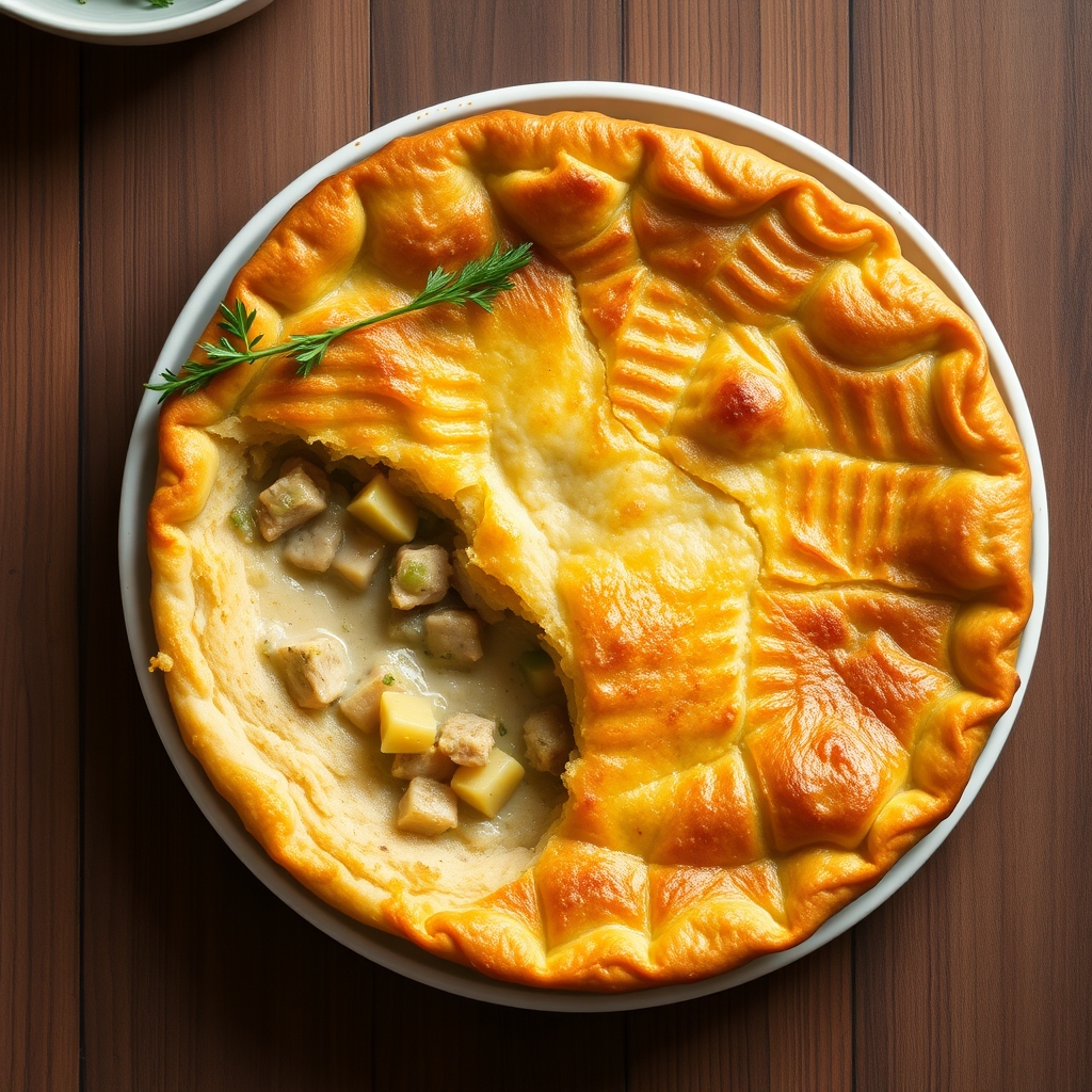 Pâté à la dinde et aux poireaux