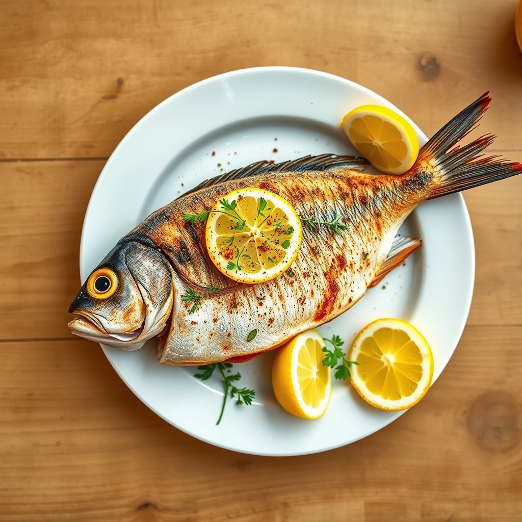 Poisson libanais grillé