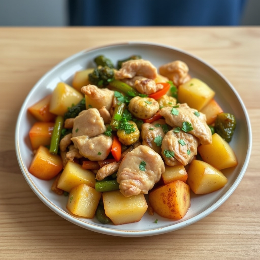 Pollo saltado