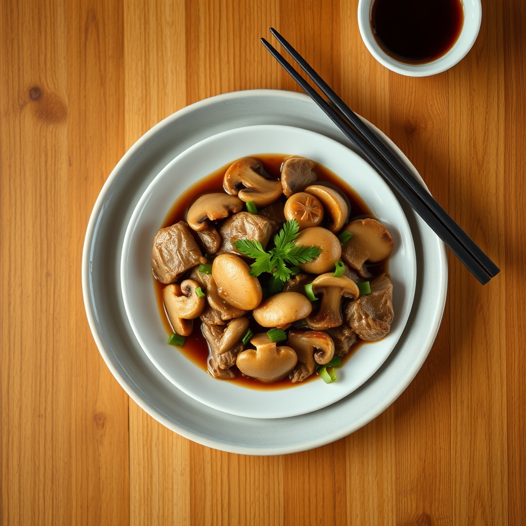 Porc aux champignons