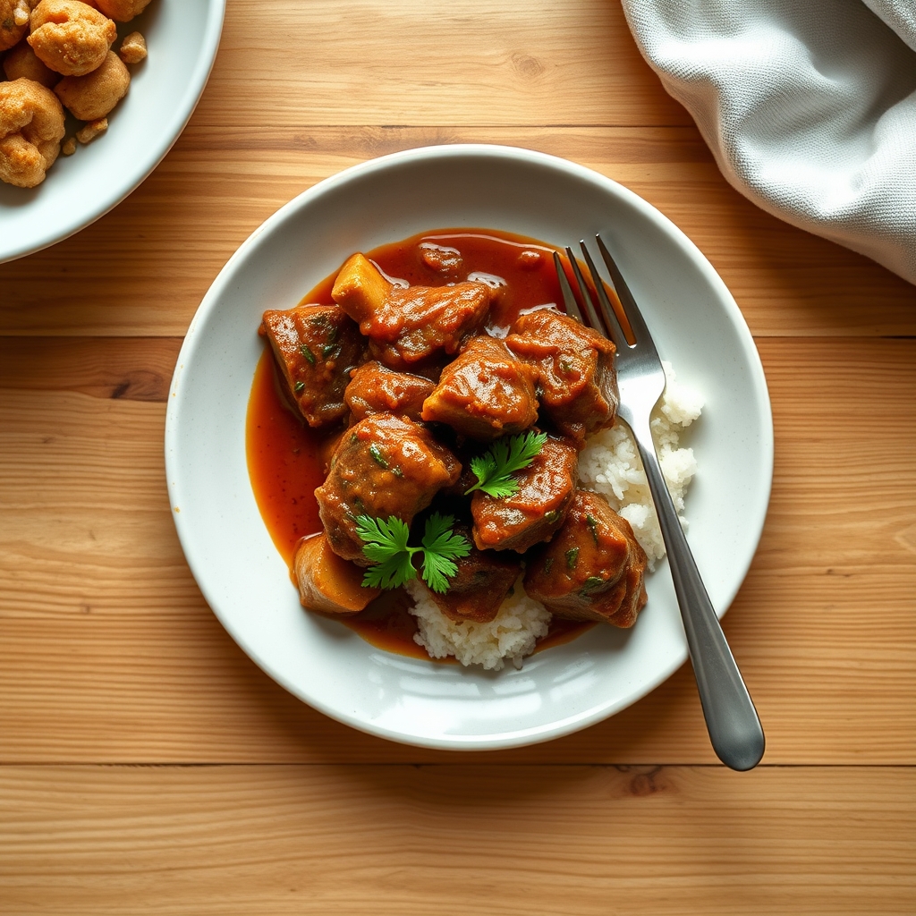 Porc braisé en sauce