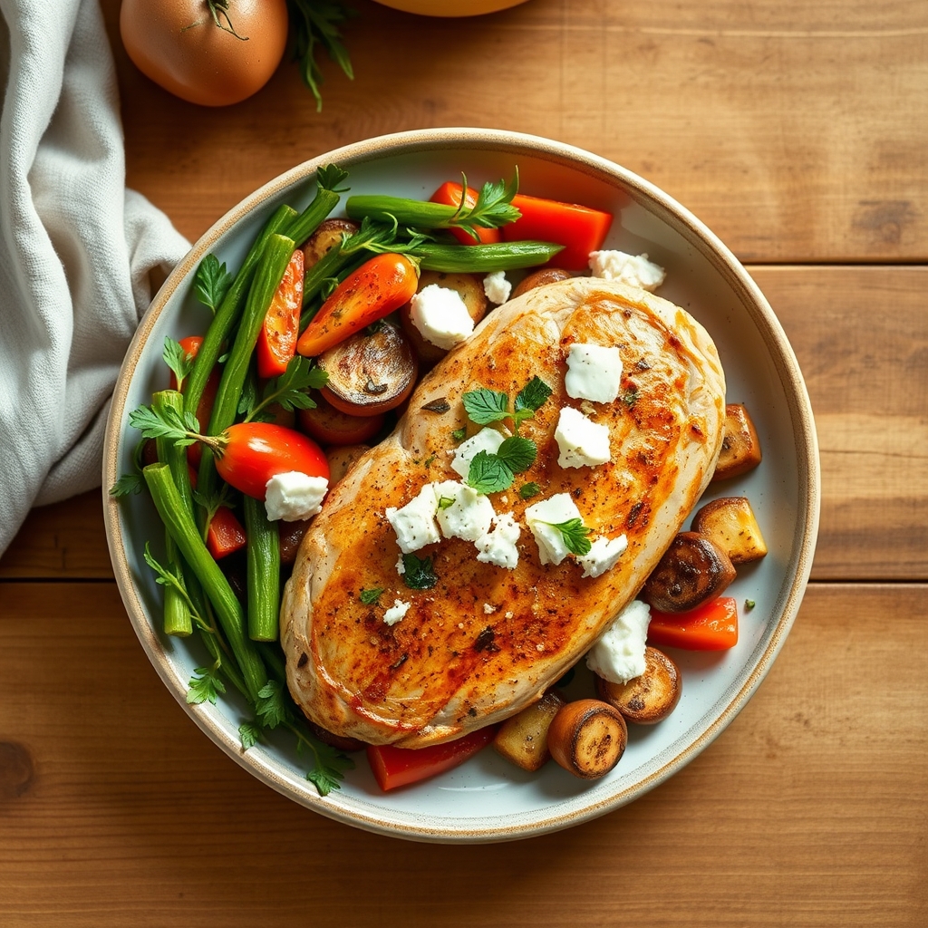 Poulet à la méditerranéenne