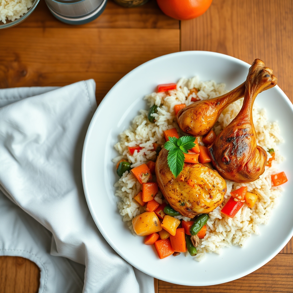 Poulet à la vénézuélienne