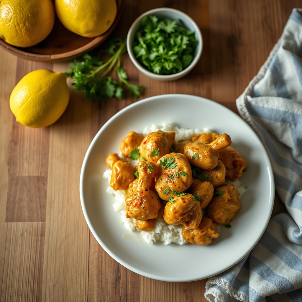 Poulet Au Citron Et Au Gingembre