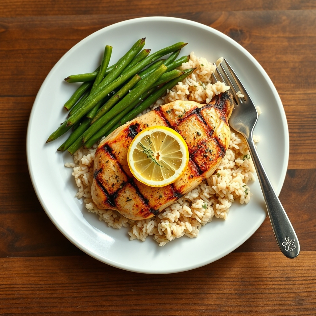 Poulet au citron et aux herbes