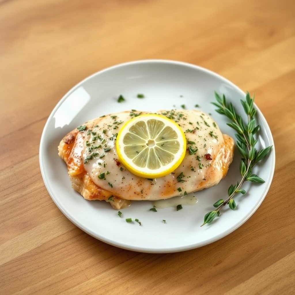Poulet au citron et aux herbes libanaises