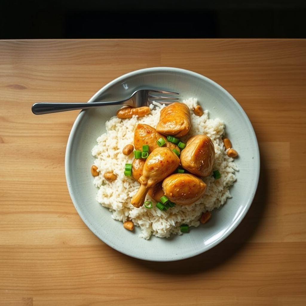 Poulet au riz cantonais