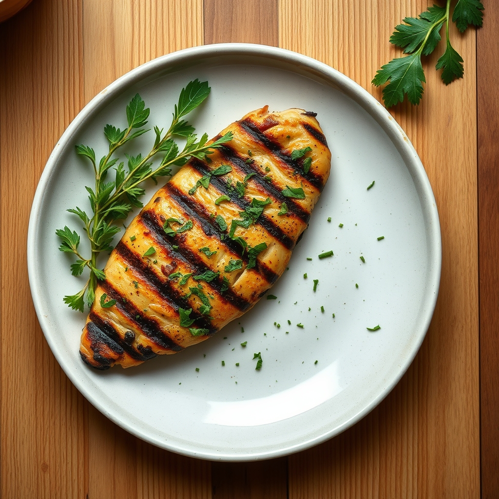 Poulet grillé aux herbes libanaises