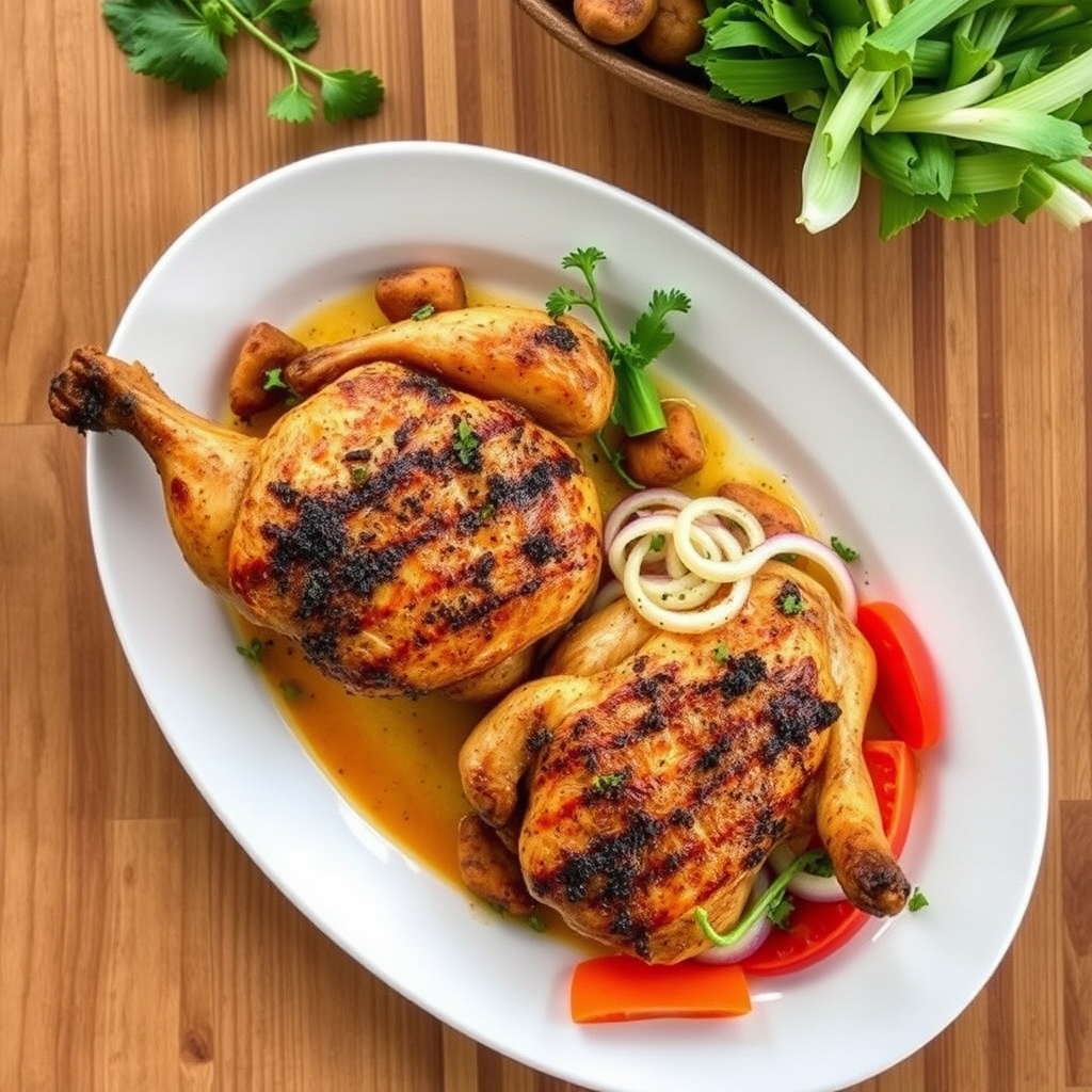 Poulet grillé haïtien aux épices