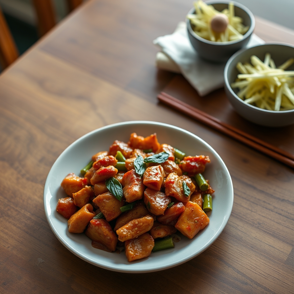 Poulet kung pao