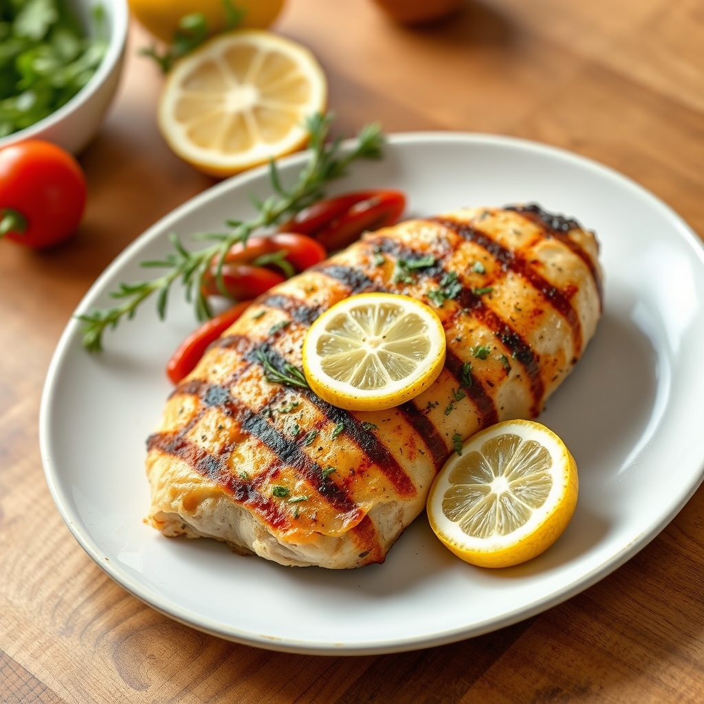 Poulet libanais au citron